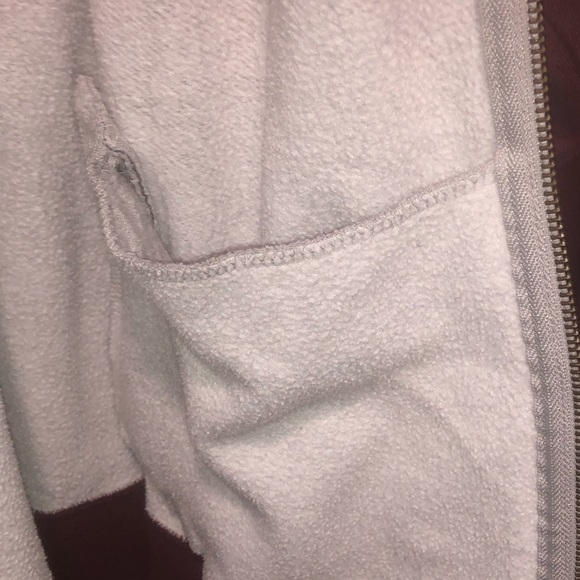 American Eagle Athletics Gray Burgundy Mens XL Full Zip Logo Track Jacket - Picture 7 of 7